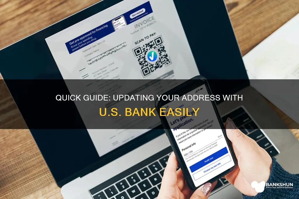 how to update address in us bank