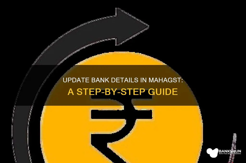 how to update bank details in mahagst