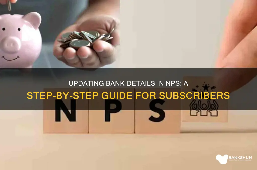 how to update bank details in nps