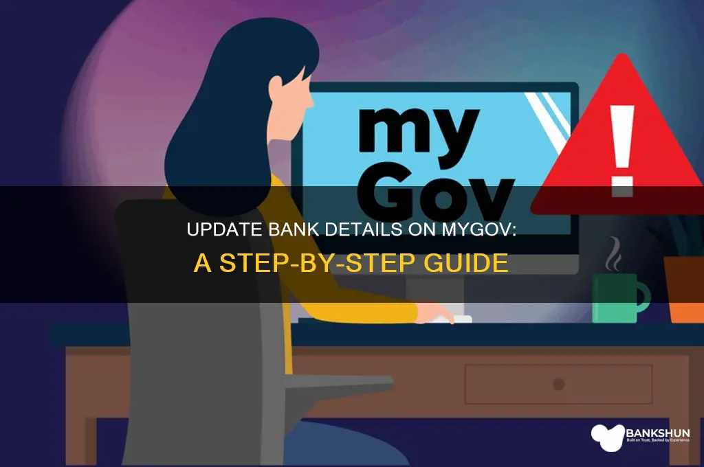 how to update bank details on mygov