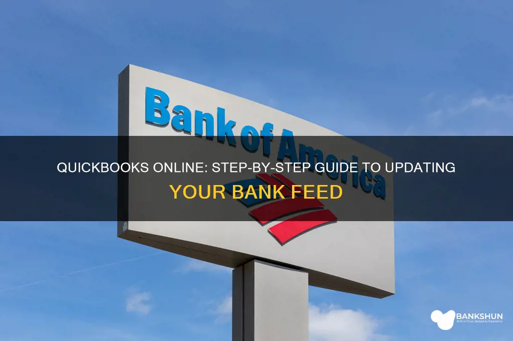 how to update bank feed in qbo
