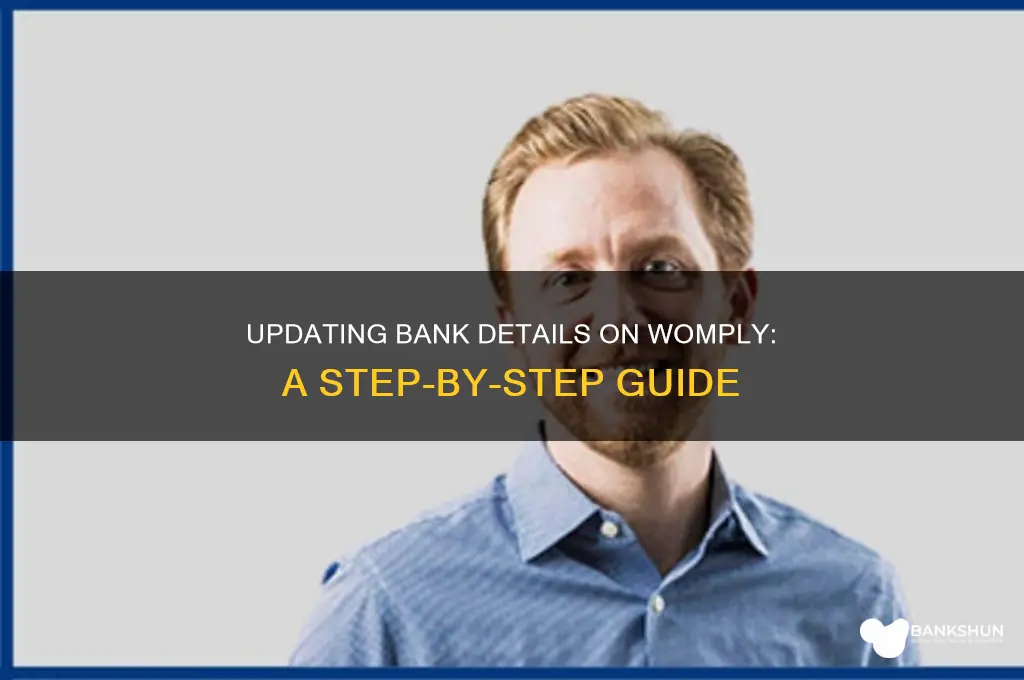 how to update bank info on womply