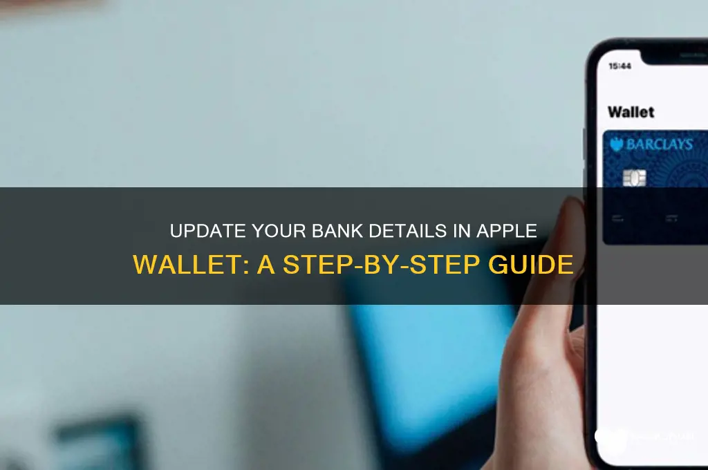 how to update bank on apple wallet