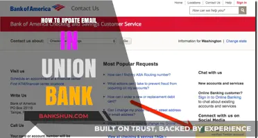 Simple Steps to Update Your Email in Union Bank Account