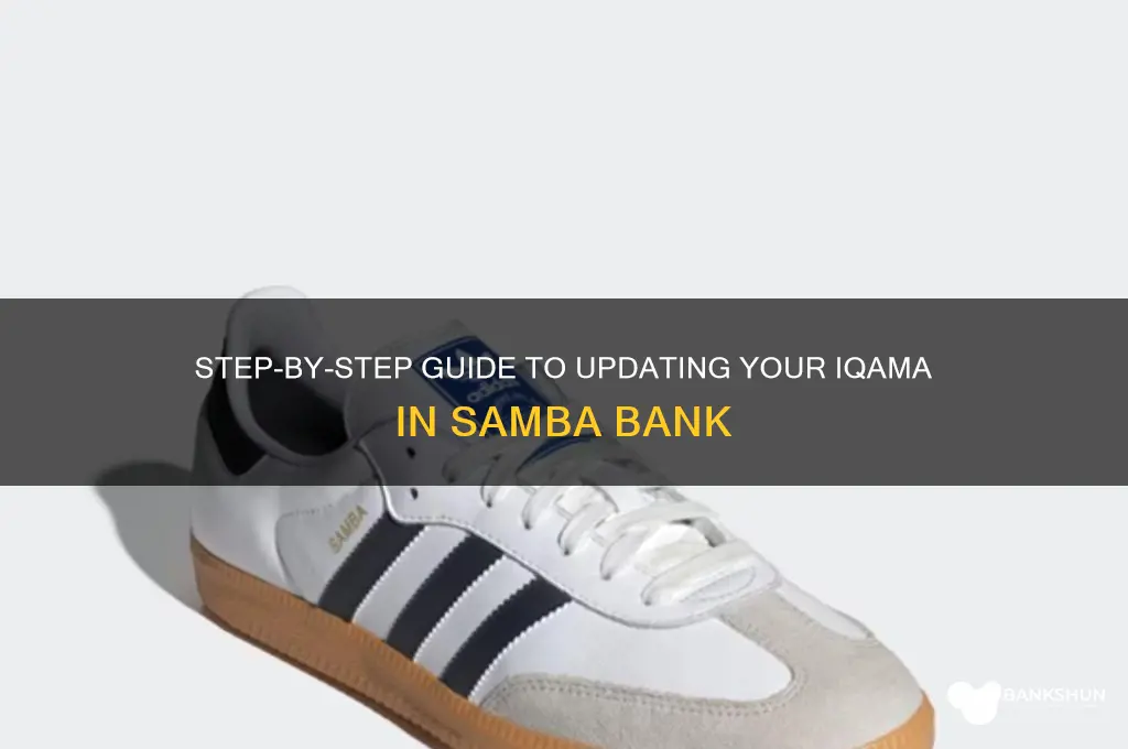 how to update iqama in samba bank