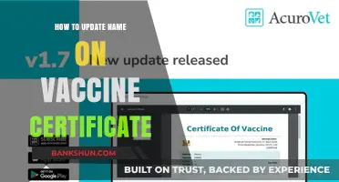 How to Update Your Name on Vaccine Certificate: A Step-by-Step Guide