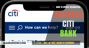 How to Easily Update Your Residential Address with Citi Bank