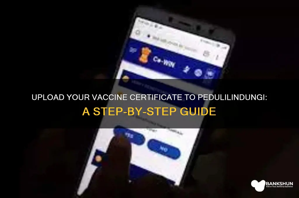 how to upload vaccine certificate in pedulilindungi