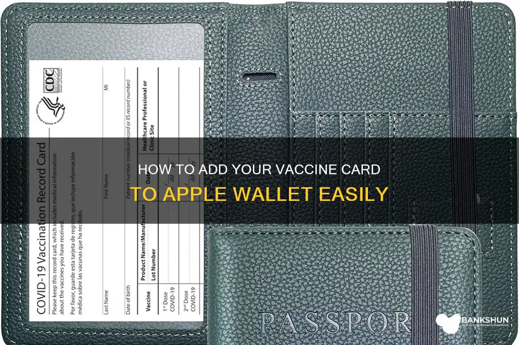 how to upload vaccine to apple wallet