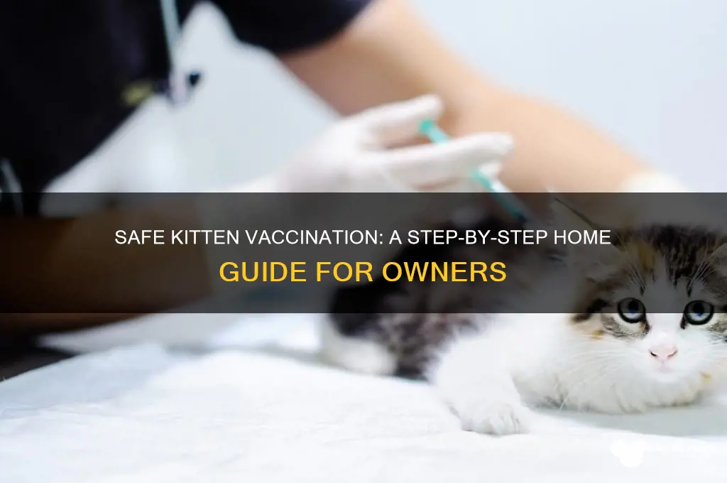 how to vaccinate a kitten at home