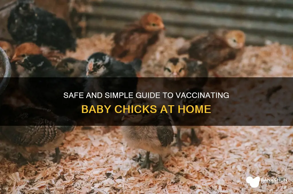 how to vaccinate baby chicks at home