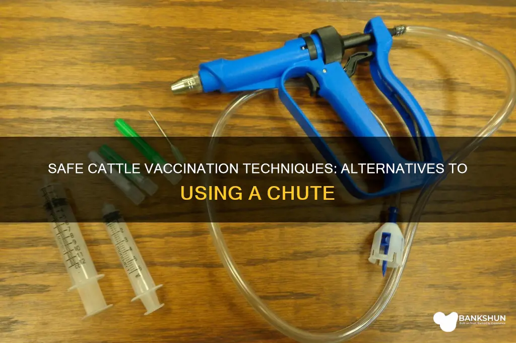 how to vaccinate cattle without a chute
