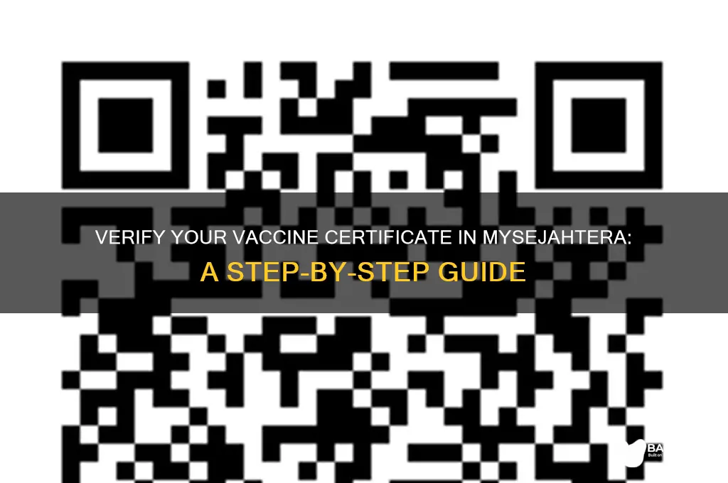 how to verify vaccine certificate in mysejahtera