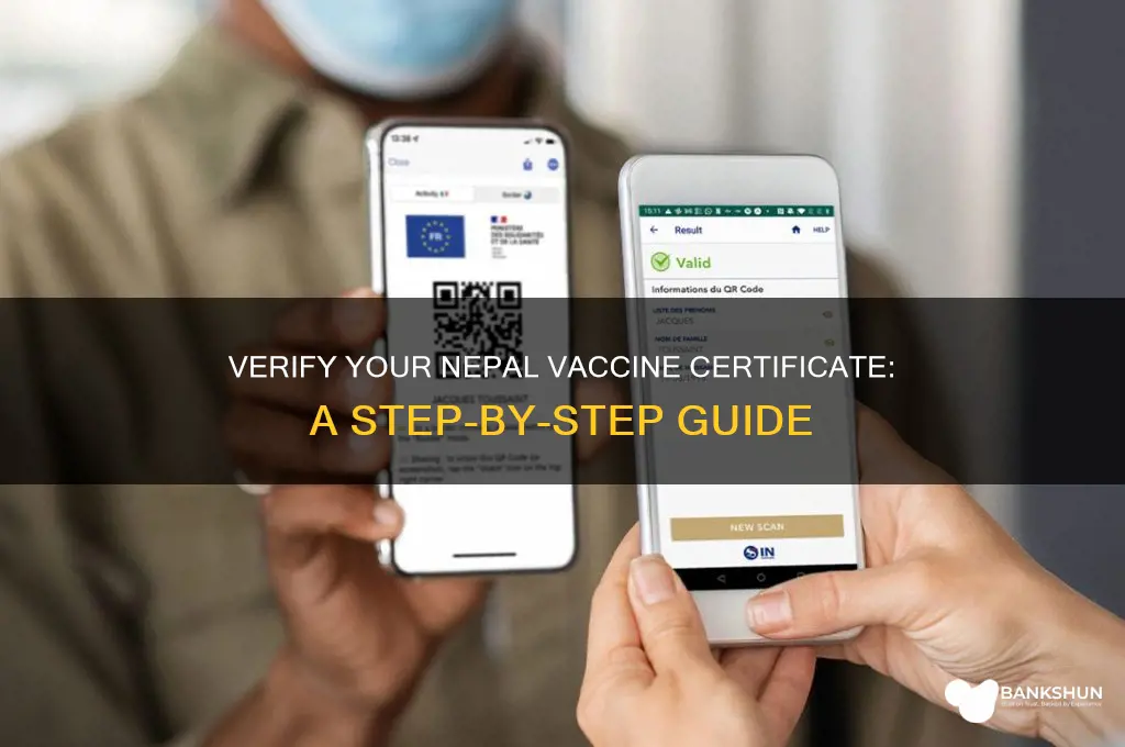 how to verify vaccine certificate in nepal
