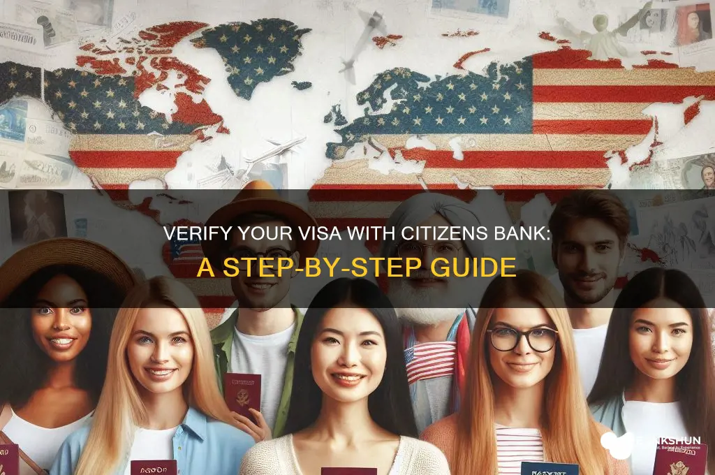 how to verify visa with citizens bank