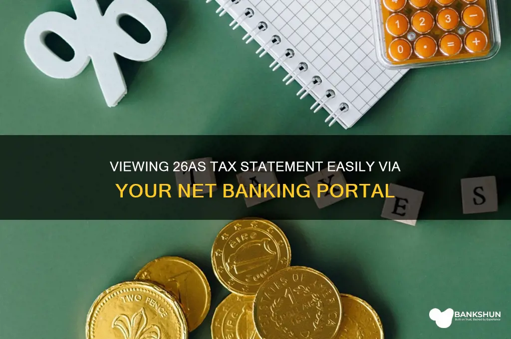 how to view 26as through net banking