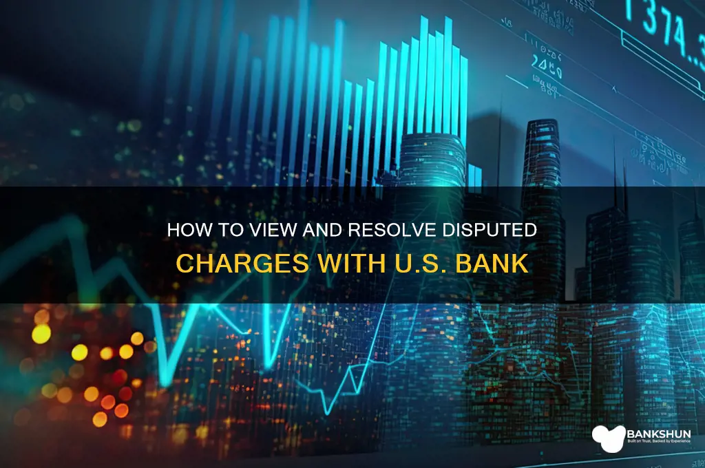 how to view disputed charges us bank