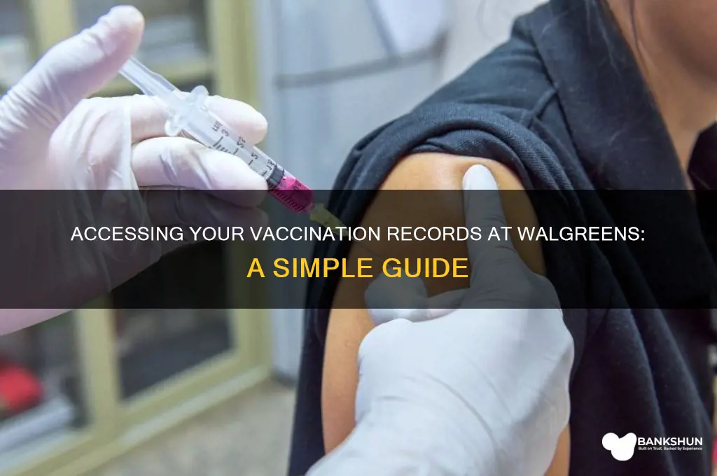 how to view my vaccination records walgreens