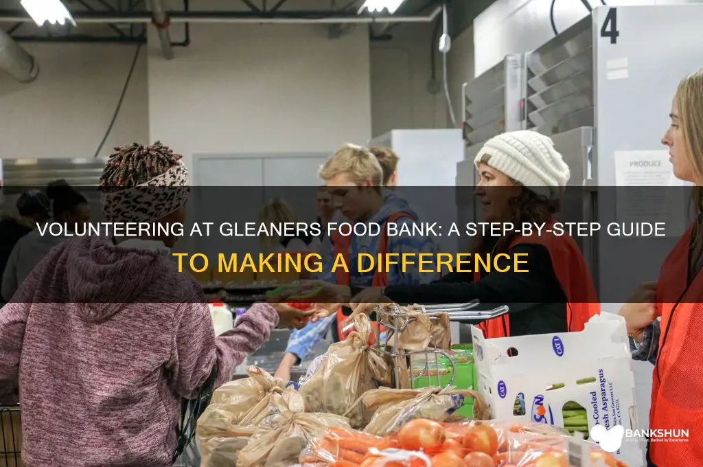 how to volunteer at gleaners food bank