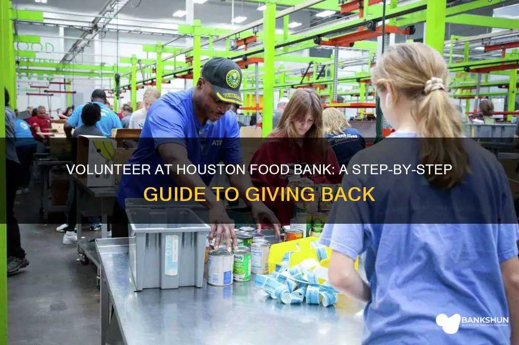 how to volunteer at houston food bank