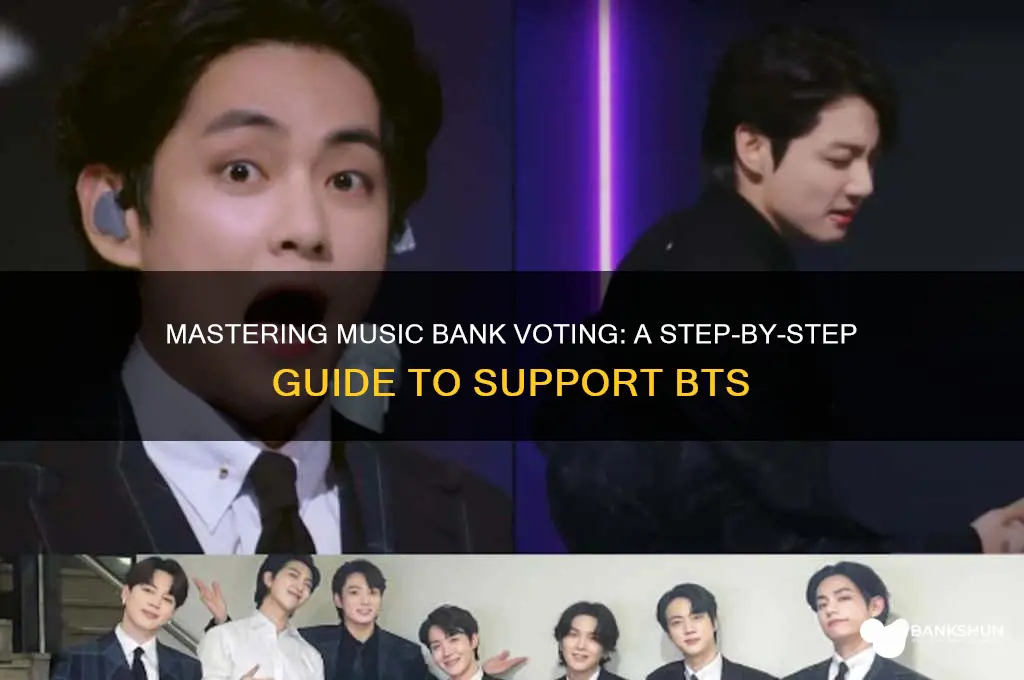 how to vote bts on music bank