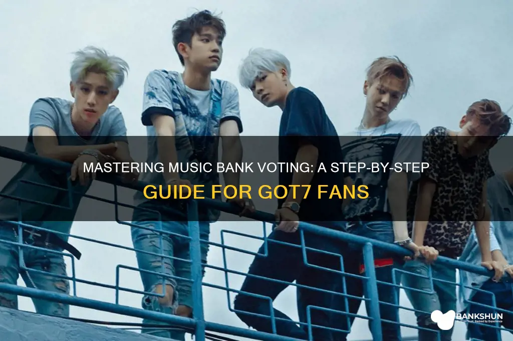 how to vote got7 in music bank