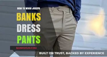 Caring for Joseph Banks Dress Pants: A Step-by-Step Washing Guide