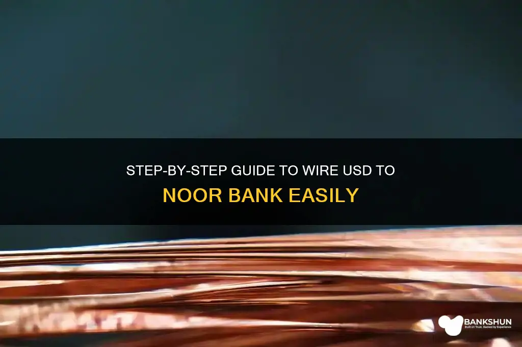 how to wire usd to noor bank
