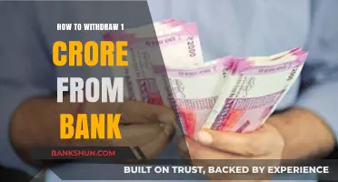 Withdrawing 1 Crore: A Step-by-Step Bank Withdrawal Guide