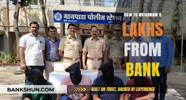 Withdrawing 5 Lakhs from Your Bank Account: A Step-by-Step Guide