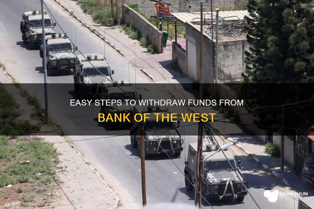 how to withdraw bank of the west