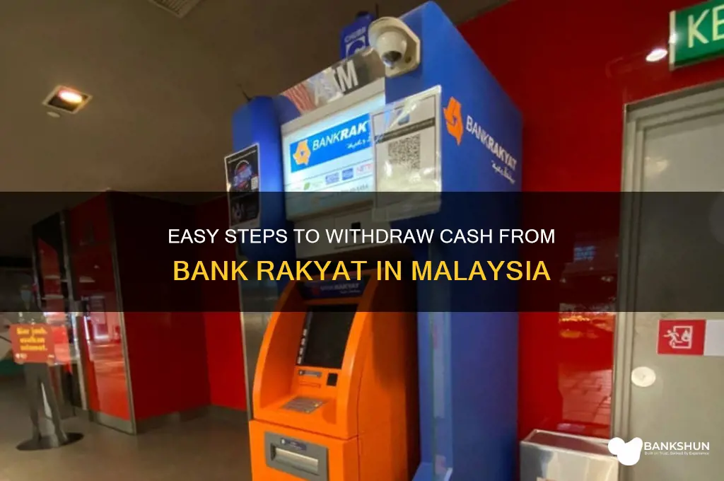 how to withdraw cash from bank rakyat