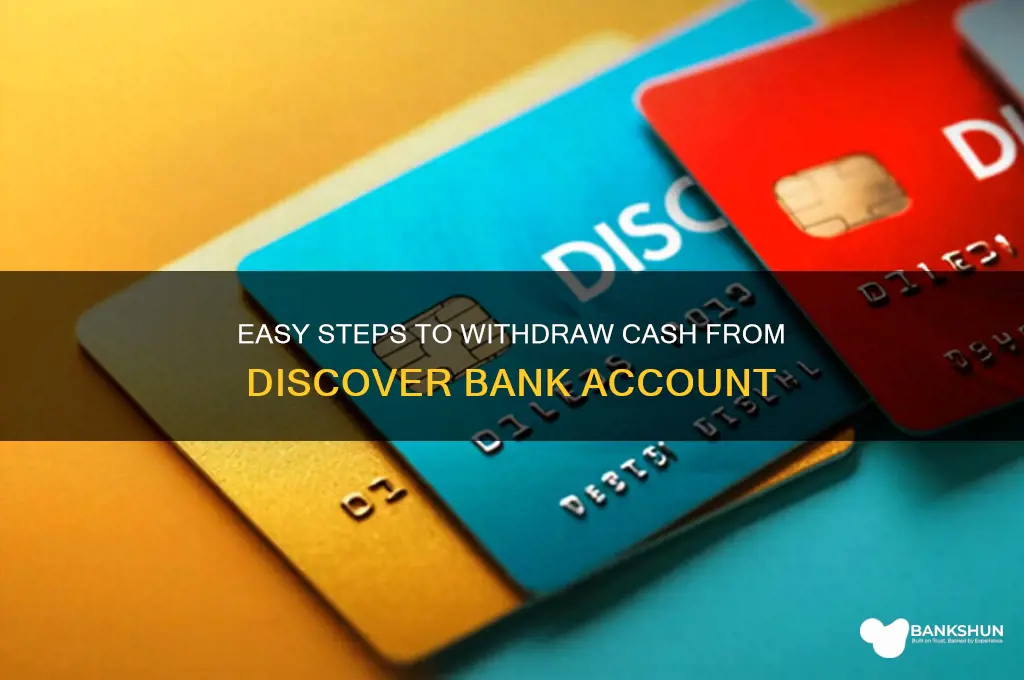 how to withdraw cash from discover bank