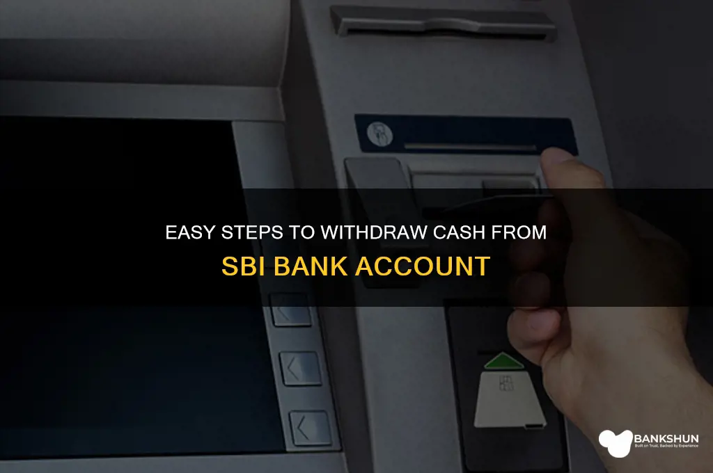 how to withdraw cash from sbi bank