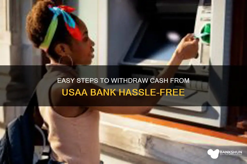 how to withdraw cash from usaa bank