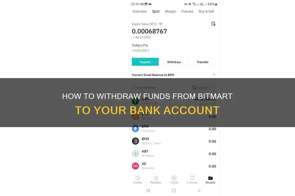 how to withdraw from bitmart to bank