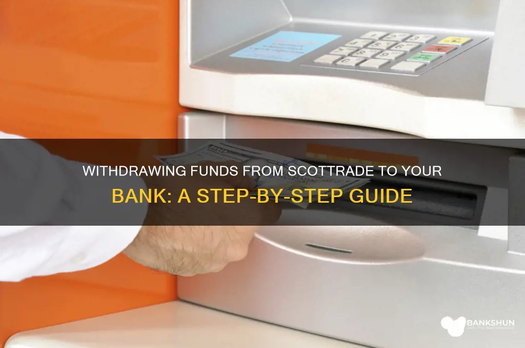 how to withdraw from scottrade to bank