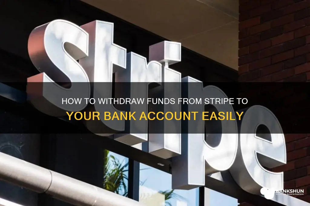 how to withdraw from stripe to bank
