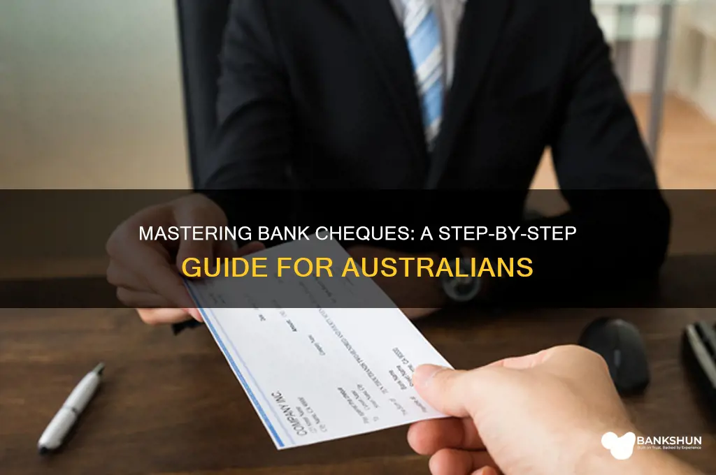 how to write a bank cheque australia