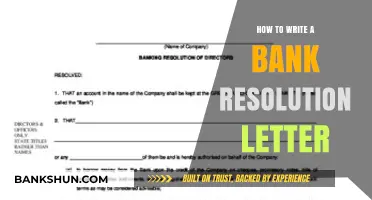 Mastering Bank Resolution Letters: A Step-by-Step Guide to Effective Writing