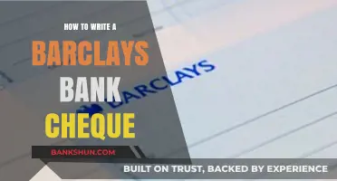 Mastering the Art of Writing a Barclays Bank Cheque