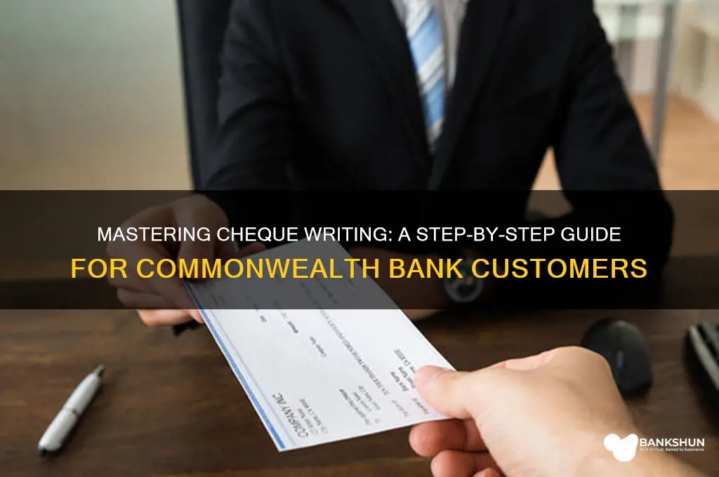 how to write a cheque commonwealth bank