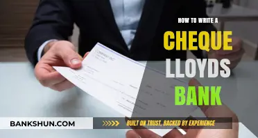 Mastering Cheque Writing: A Step-by-Step Guide for Lloyds Bank Customers