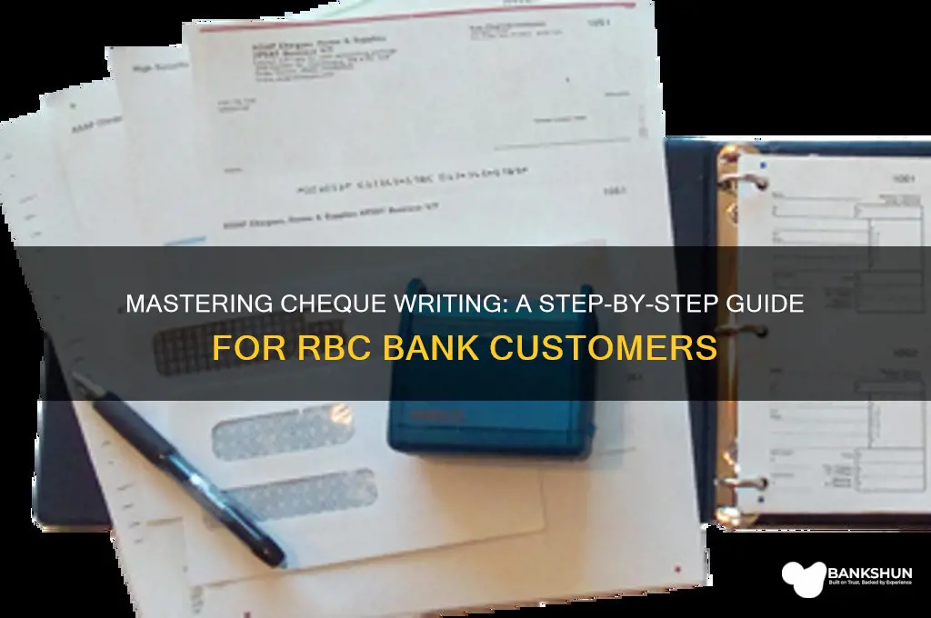 how to write a cheque rbc bank