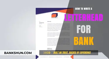 Crafting a Professional Bank Letterhead: Essential Tips and Best Practices