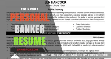 Crafting a Winning Personal Banker Resume: Expert Tips and Strategies