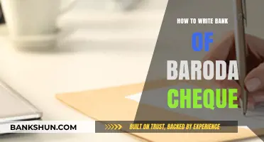 Mastering Bank of Baroda Cheque Writing: A Step-by-Step Guide