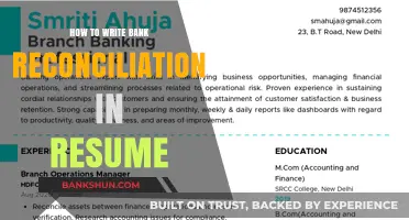 Mastering Bank Reconciliation: Crafting a Standout Resume Skill Highlight