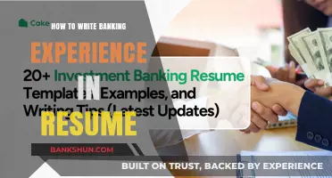 Crafting a Winning Resume: Highlighting Your Banking Experience Effectively