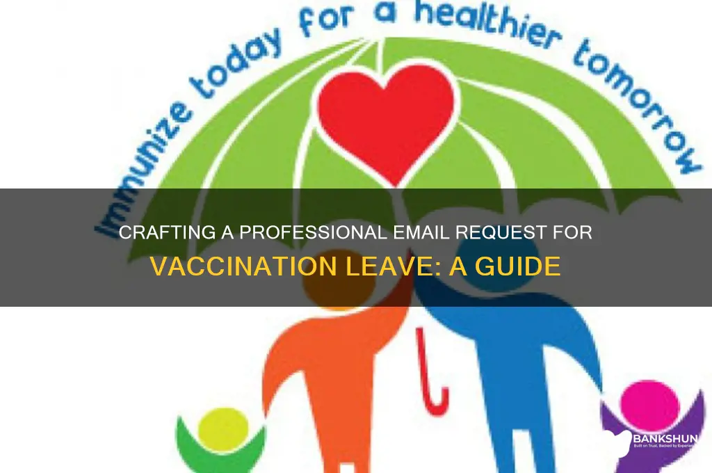 how to write email for vaccination leave